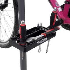 Stativ service biciclete KraftDele KD11252, suport reglabil 105-143 cm, cap rotativ 360°, sarcină maximă 30 kg - Img 12