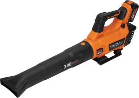 Suflantă de frunze cu acumulator KraftDele KD3446, 21V, 2 x 4Ah, 3 trepte de viteză, până la 330 km/h - Img 3