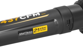 Suflantă electrică cu acumulator KraftDele KD6025, 21V 3Ah, 2 trepte de suflare, pentru frunze și murdărie ușoară - Img 4