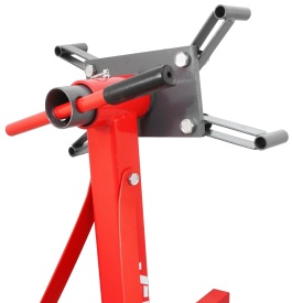 Suport mobil pentru montaj motor și cutie de viteze 900 kg MaxRom, cu cap rotativ 360° și 5 roți metalice pivotante - Img 7