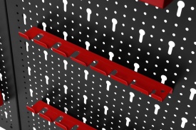 Tablă perforată pentru scule KraftDele KD11895, panou metalic de perete 120x60 cm pentru atelier, garaj și organizare eficientă - Img 5