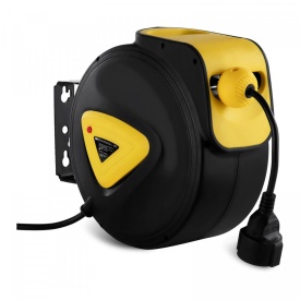 Tambur retractabil pentru cablu electric automat 20 m + 1,5 m PRO-E 20