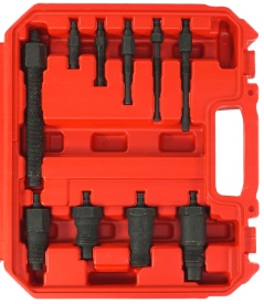 Tester compresie motor diesel 16 piese MaxRom, 0-70 bar, cu adaptoare pentru bujii incandescente și injectoare, valiză inclusă - Img 5