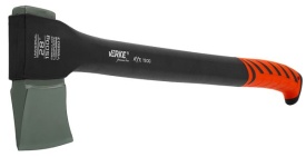 Topor universal MaxRom 1500 g, 70 cm, cu cap din oțel carbon și mâner din fibră de sticlă, pentru tăiere și despicare lemn - Img 9