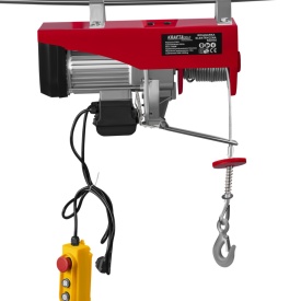 Troliu electric KraftDele KD2192 230V 1350W, capacitate ridicare 500/1000 kg, cu telecomandă și cablu de oțel - Img 3