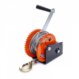 Troliu Manual 544 kg cu sufa de otel 4.5mm 10m KD1311 Kraftdele - Img 1