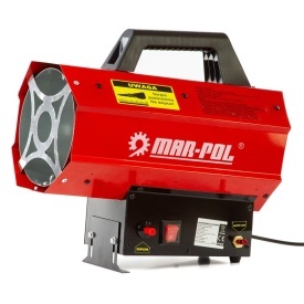 Tun de căldură pe gaz Mar-Pol 30 kW M80928 cu furtun și reductor, pentru încălzirea rapidă a spațiilor de lucru