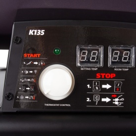Tun de căldură pe motorină 40kW Koliber MAR-POL M80970 – termostat digital, rezervor 38L, volum încălzit 800 m³, mobil - Img 6
