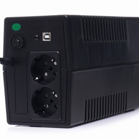UPS 1000VA 600W KraftDele KD1927 cu afișaj LED, sursă de alimentare neîntreruptibilă pentru protecția echipamentelor sensibile - Img 6