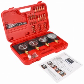Vacuummetru pentru sincronizarea carburatoarelor KraftDele KD12537, set profesional cu 4 manometre și adaptoare - Img 10