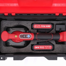 Ventuză vibratoare fără fir pentru montaj plăci ceramice KraftDele KD10768, 36V, 2 acumulatori 2Ah, reglaj 5 trepte - Img 6
