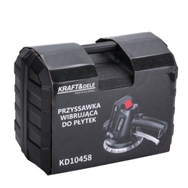 Ventuză vibratoare pentru montaj plăci ceramice 21V 2Ah KraftDele KD10458, cu acumulator și reglaj al vibrației - Img 11