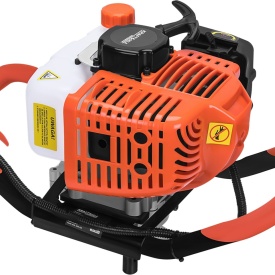 Wiertnica spalină pentru pământ KraftDele KD5045, 4,9 kW, 52 cm³, cu mâner dublu antivibrații pentru găuri în sol - Img 5