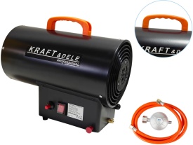 Aerotermă pe gaz LPG 20 kW KraftDele KD11703 pentru încălzire rapidă în atelier, depozit și șantier - Img 10
