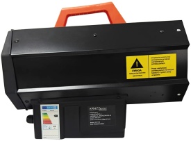 Aerotermă pe gaz LPG 25 kW KraftDele KD11734 cu reductor și furtun, pentru atelier, garaj, hală și spații gospodărești - Img 9