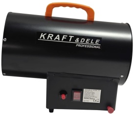 Aerotermă pe gaz LPG KraftDele KD11704, 25 kW, debit aer 320 m³/h, cu furtun și reductor - Img 9