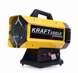 Aerotermă pe gaz LPG KraftDele KD11735 45 kW cu reductor și furtun, pentru încălzire rapidă în atelier, garaj și șantier - Img 8