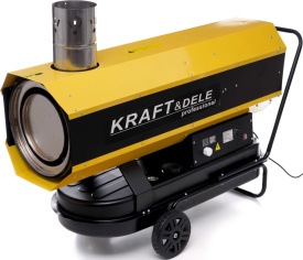 Aerotermă pe motorină KraftDele 65 kW cu termostat digital și evacuare fum, model KD11717 - Img 6