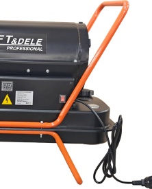 Aerotermă pe motorină KraftDele KD11710, 30 kW, cu termostat digital și afișaj LCD pentru încălzirea spațiilor mari - Img 8
