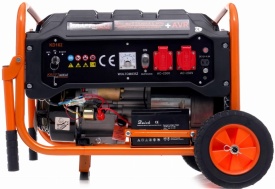 Agregat de curent monofazat KraftDele KD162, 3500 W, 230 V/12 V, pornire electrică și manuală - Img 2