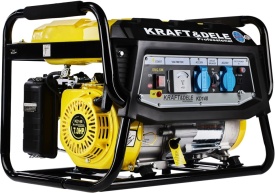 Agregat de curent pe benzină KraftDele KD148, 3500W, 230V/12V, generator monofazat pentru alimentare de rezervă - Img 6