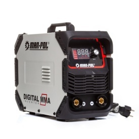 Aparat de sudură invertor MMA Mar-Pol Digital 300A cu tehnologie IGBT, set complet cu cabluri, mască și perie - Img 6