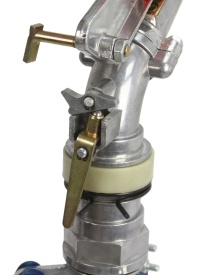 Aspersor agricol Mar-Pol 360° cu 2 duze, racord 2 inch, pe stativ pliabil cu 3 picioare, pentru irigarea culturilor - Img 7