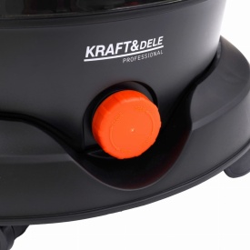 Aspirator industrial fără sac KraftDele KD5156, umed-uscat, 25L, 1400W, cu priză pentru scule și filtrare multietajată - Img 7