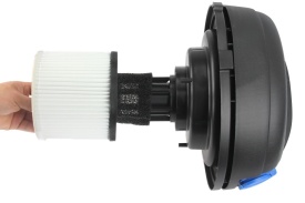 Aspirator industrial umed-uscat Mar-Pol RIPPER 20L cu priză pentru scule electrice, funcție suflare și filtru HEPA Ready - Img 10