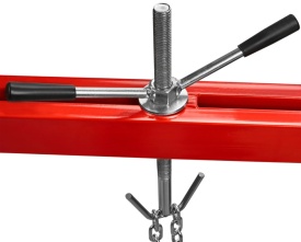Bară profesională pentru susținerea motorului 500 kg KraftDele KD324, reglaj 72-145 cm, construcție solidă din oțel - Img 8