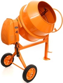 Betonieră electrică KraftDele KD493, 230 L, 1350 W, 230V, cu roți de transport și cuvă din oțel pentru beton, mortar și tencuieli - Img 4