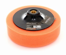 Burete profesional de polisare KraftDele KD3060, 150 mm, filet M14, portocaliu, pentru mașini de polisat - Img 5
