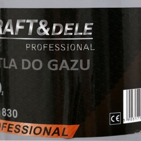 Butelie goală CO2 8L KraftDele KD1830 pentru sudură MIG MAG, cu protecție pentru robinet și presiune maximă 250 bar - Img 7
