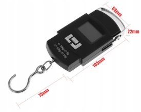 Cântar digital cu cârlig VERKE 50 kg, afișaj LCD iluminat, precizie ridicată pentru bagaje, pachete și uz gospodăresc - Img 3