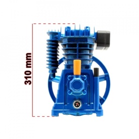 Cap compresor de aer 700l/min 2-3kW 10 bari + teava de racord – Kraft&Dele