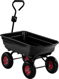 Cărucior de grădină și transport KraftDele KD3127, 75 L, sarcină maximă 300 kg, cu funcție de basculare - Img 5