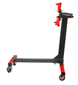 Cărucior montaj motor Mar-Pol 450 kg 1000 lbs, cu suport rotativ reglabil și roți pentru atelier auto - Img 3