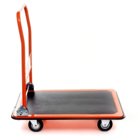 Cărucior platformă de transport KraftDele KD3090, capacitate 300 kg, mâner rabatabil, pentru depozit, atelier și livrări - Img 6