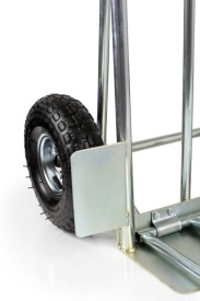 Cărucior transport marfă Mar-Pol M80086, platformă dublă fixă și pliabilă, roți pneumatice cu rulmenți, sarcină maximă 200 kg - Img 10
