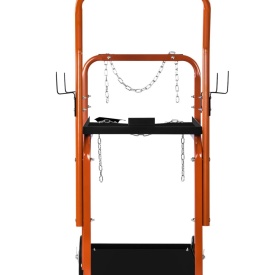 Cărucior universal pentru sudură KraftDele KD372, suport aparat de sudură și butelie, capacitate 70 kg - Img 10