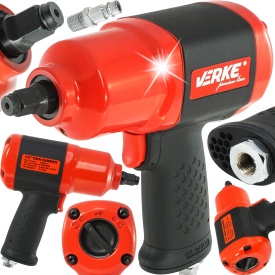 Cheie pneumatică de impact 1/2" 1350 Nm compozit, mecanism Twin Hammer, pentru vulcanizare și service auto