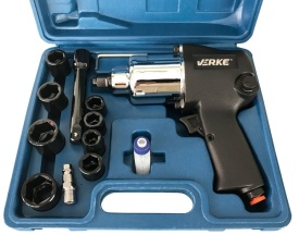Cheie pneumatică de impact 1/2 inch MaxRom V81421, 750 Nm, set cu tubulare și prelungitor pentru service și vulcanizare - Img 12