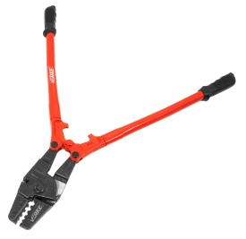 Clește sertizare pentru cabluri și linii de oțel 60 cm MaxRom, cu tăietor integrat, pentru manșoane 4-10 mm - Img 5