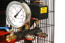 Compresor aer 350L 7.5kW MAR-POL BJC B88035 – pompă 4 pistoane, 12 bar, debit 1150 L/min - Img 7