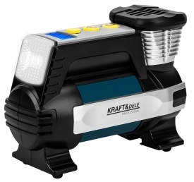 Compresor Auto 12V 6.9 BAR 35L/min cu Display LCD & LED – Portabil pentru Mașină | KraftDele KD3442