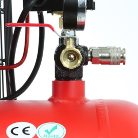 Compresor de aer 100L V2 MAR-POL M88415 – motor 2.2kW, transmisie pe curea, debit real 250 l/min, 8 bar, documentație completă - Img 9