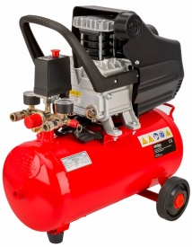 Compresor de aer cu ulei KraftDele KD400, rezervor 24L, 8 bar, 133 l/min, motor 2,8 kW pentru garaj și atelier - Img 3