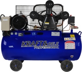 Compresor de aer cu ulei KraftDele KD4056, 100L, 4100W, 650 l/min, 8 bar, alimentare trifazată 400V - Img 5