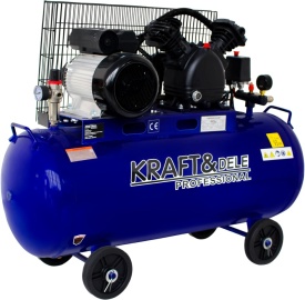 Compresor de aer cu ulei KraftDele KD4058, 100L, 2800W, 480 l/min, 8 bar, sistem cu doi pistoane pentru atelier și garaj - Img 2