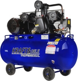 Compresor de aer cu ulei KraftDele KD4066, rezervor 100L, 4.1 kW, 650 l/min, 8 bar, alimentare 400V - Img 2